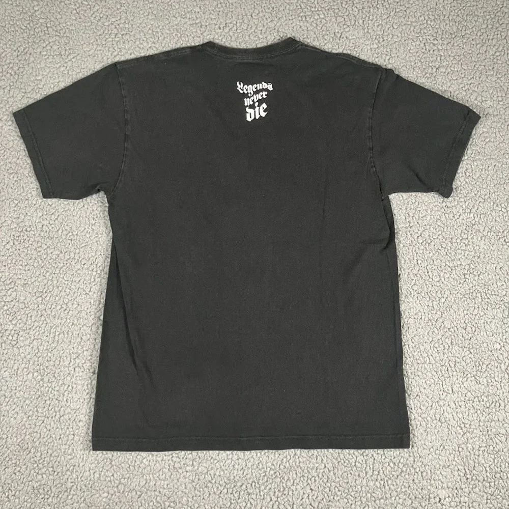 Juice WRLD Legends Never Die Album Cover Graphic T-Shirt Black Medium